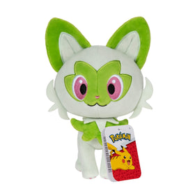 Pokémon Paldea First Partner Plush 3 Pack packaging view with official Jazwares branding