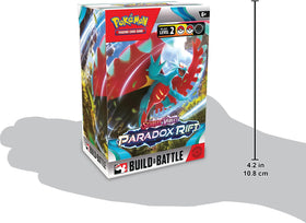 Pokemon Paradox Rift Iron Valiant EX card illustration supports diverse deck-building options.
