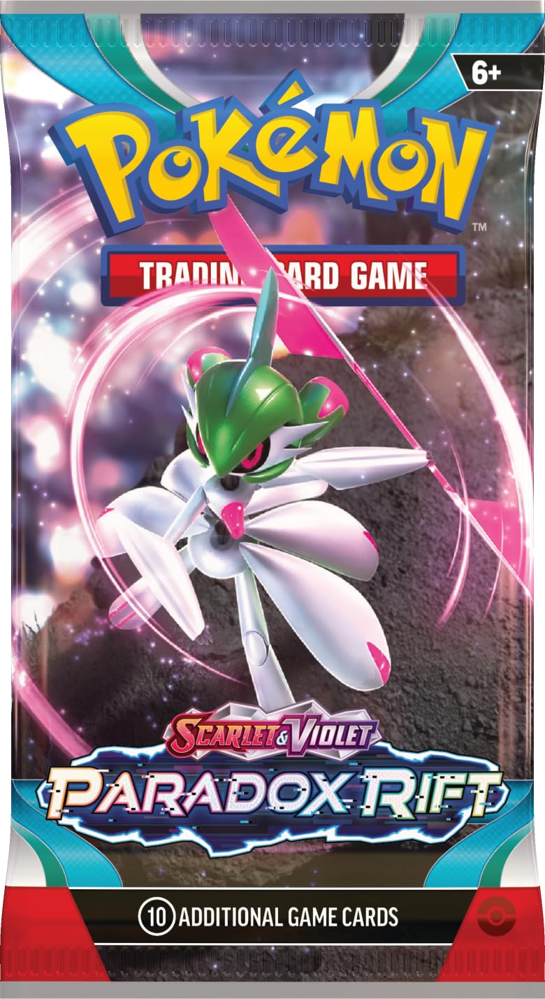 Pokemon Paradox Rift Mewtwo EX and Garchomp EX cards ready for exciting duels.