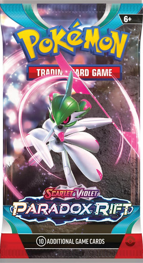 Pokemon Paradox Rift Mewtwo EX and Garchomp EX cards ready for exciting duels.