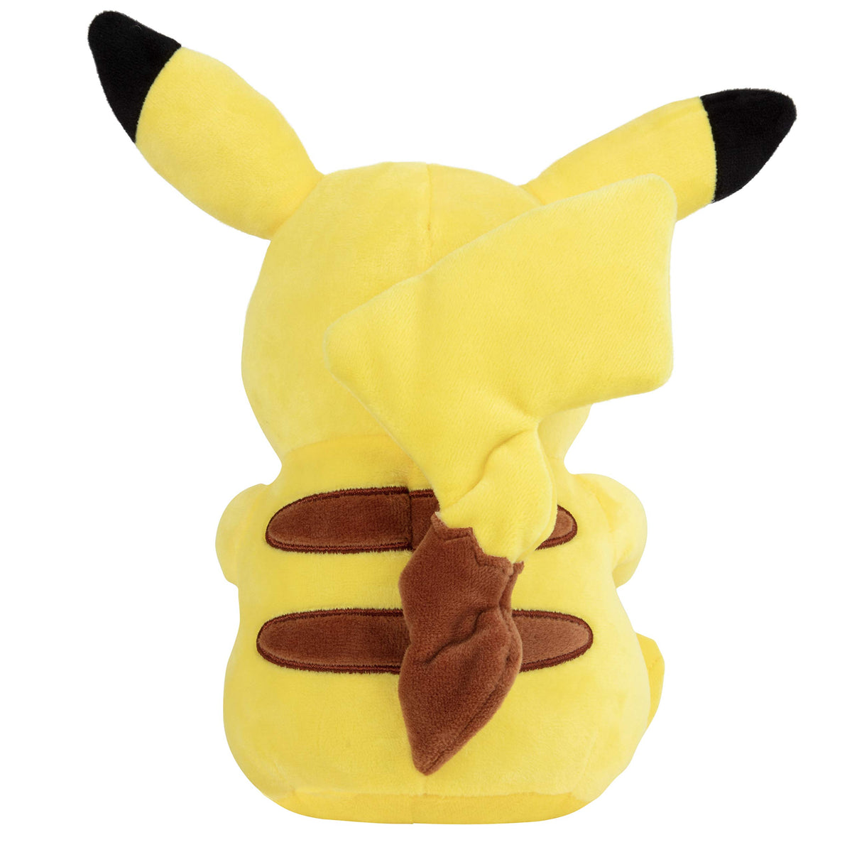 Pokemon Pikachu licensed plush tag highlights official merchandise.