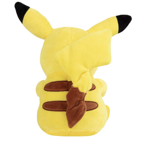 Pokemon Pikachu licensed plush tag highlights official merchandise.
