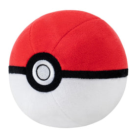 Pokémon Pokeball Plush side view ideal on-desk display and collection