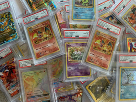 Pokemon card in PSA holder attracts attention on shelves and displays