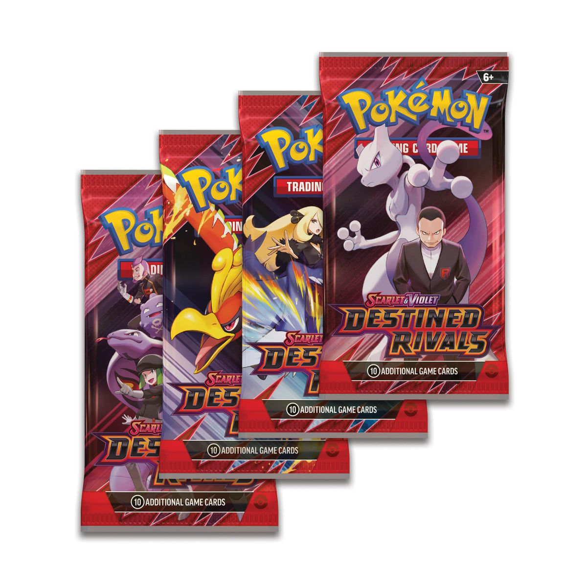 Pokemon Scarlet and Violet ex cards showcased in the set