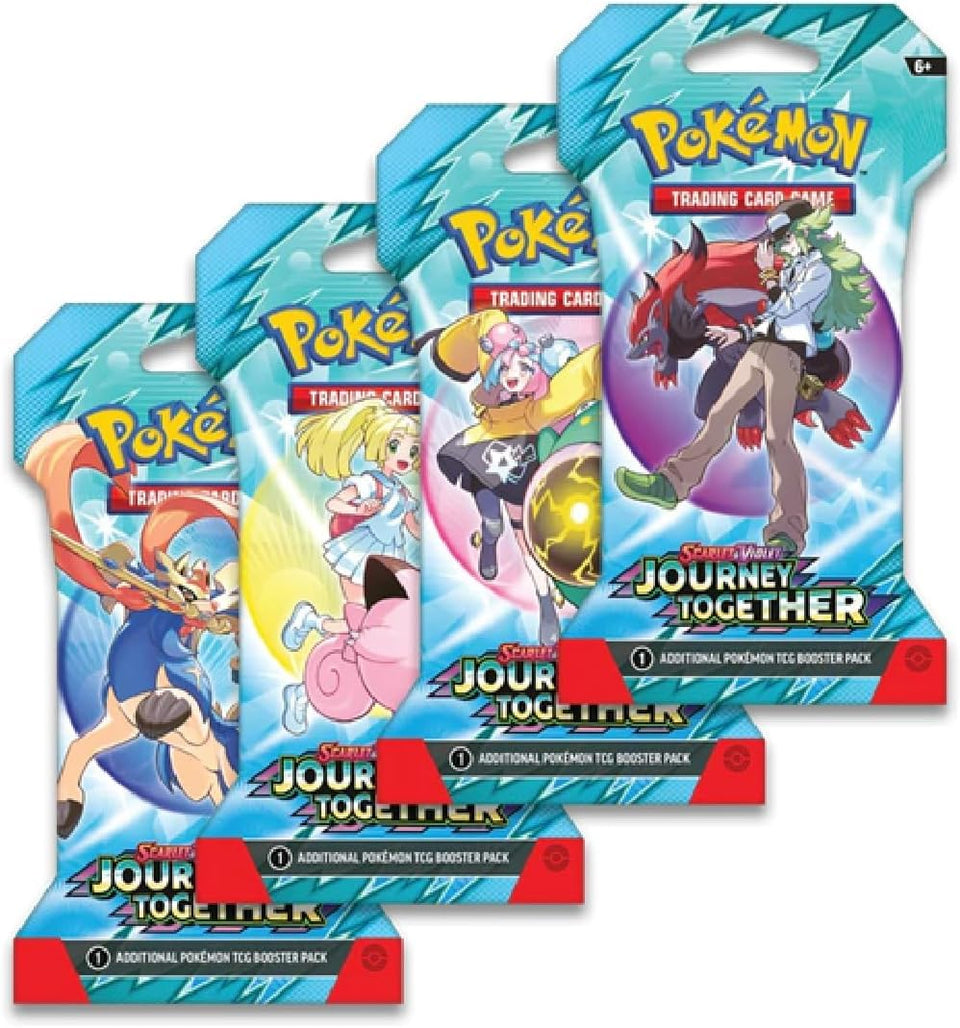 Pokemon Scarlet and Violet Journey Together booster pack image, ideal for collecting and trading with friends.