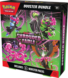 Pokémon Scarlet & Violet Shrouded Fable booster pack featuring Kingdra ex artwork for strategic play.