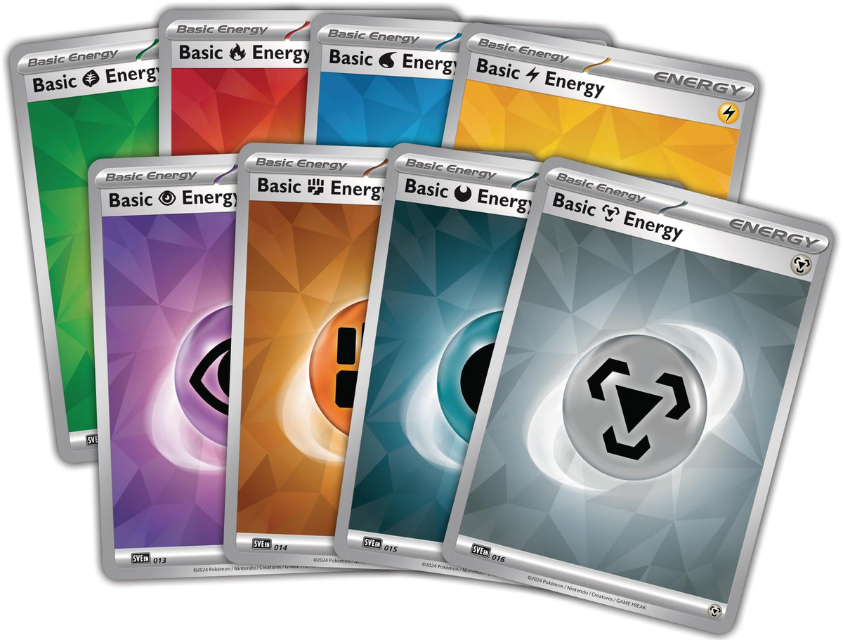 Stellar Crown ETB sleeves with Terapagos artwork for smooth shuffles