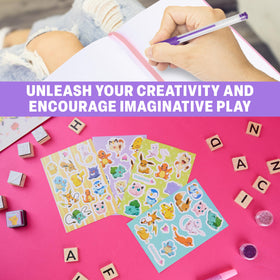 Pokémon Scrapbook Craft Kit glitter tubes spark creativity and decorative accents