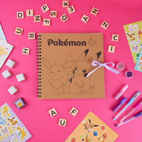 Pokémon Scrapbook Craft Kit 60 blank pages for memories and albums