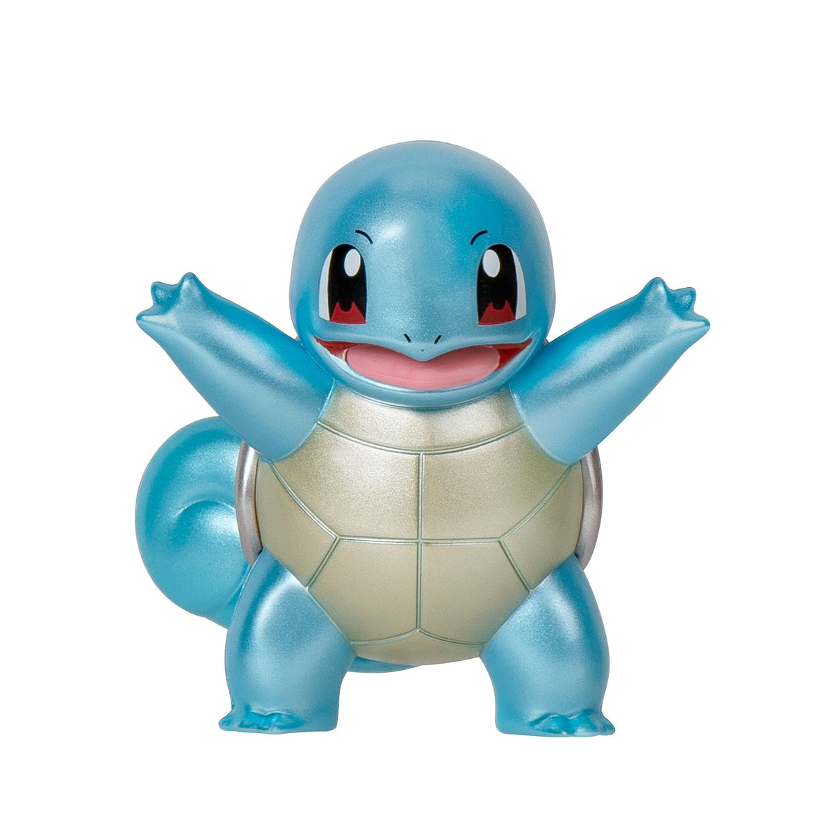 Pokémon Select Metallic Battle Pack front view showing four figures ready for display or imaginative play