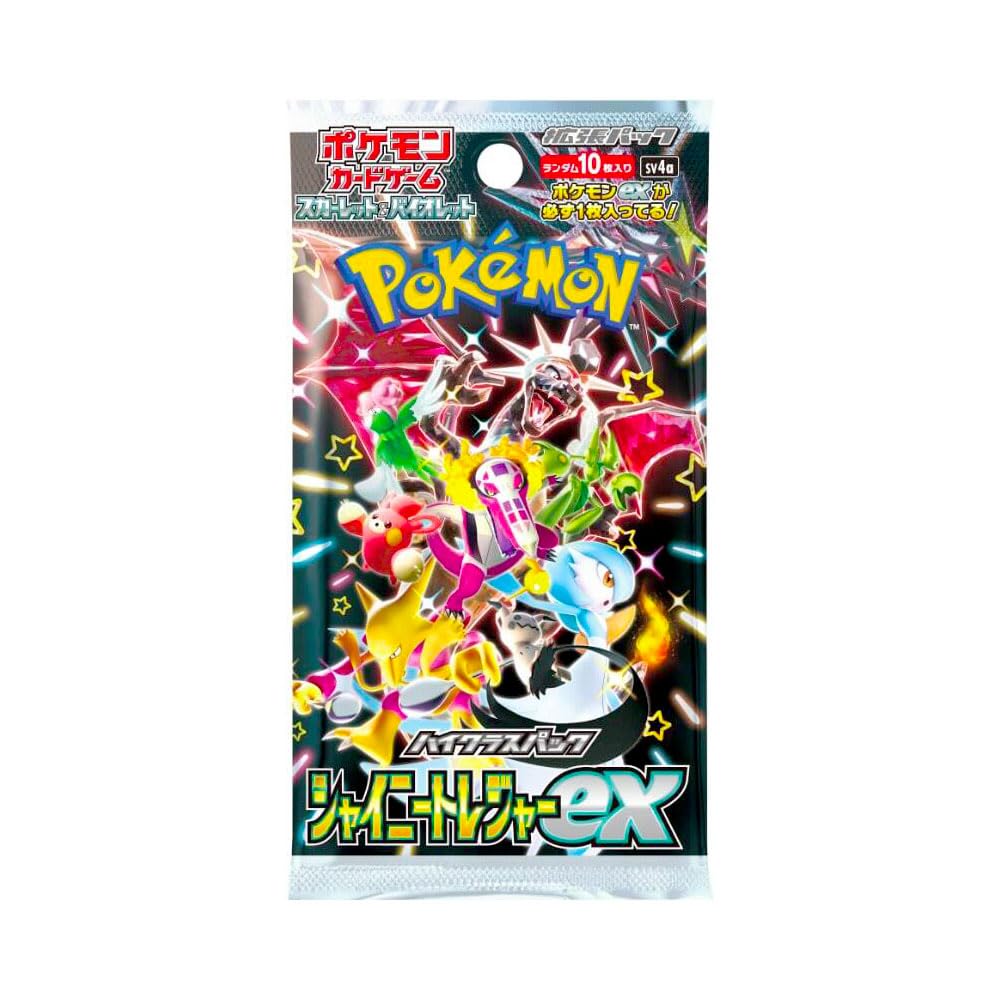 Pokemon Shiny Treasure SV4a booster pack box with Japanese cards for collectors