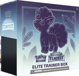 Pokémon TCG Silver Tempest ETB front pack for ready battles