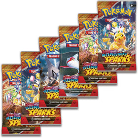 Pokémon Surging Sparks booster pack packaging—great gift option