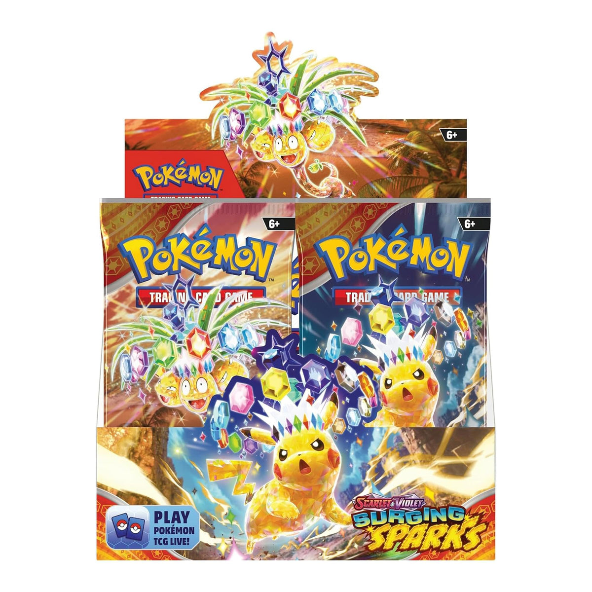 Pokémon Surging Sparks card reveal showcases dragon ex artwork