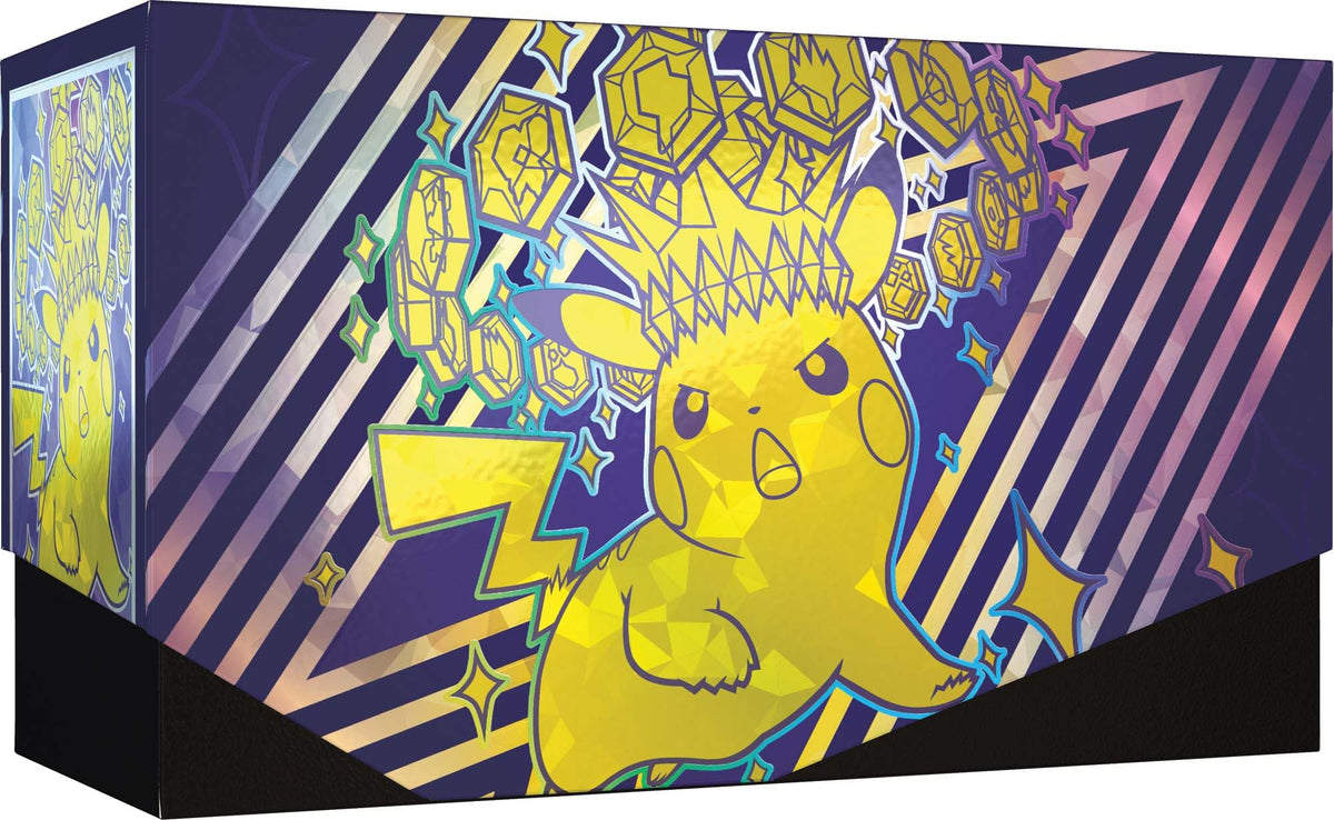 Pokémon Surging Sparks ETB 65-card sleeves protecting your deck