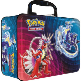 Pokémon TCG Collector Chest 2023 with five booster packs for collectors.