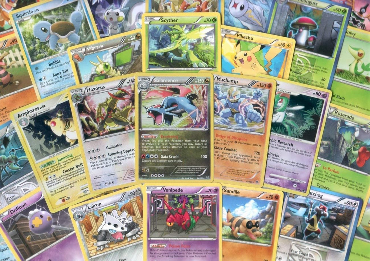 Pokemon TCG foil cards close-up showing holo and rare highlights for collectors.