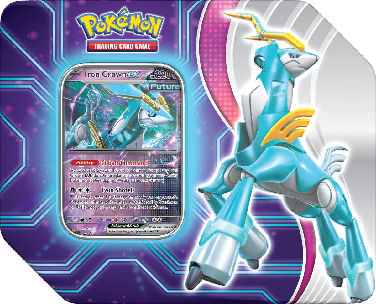 Pokémon TCG Paradox Destinies Tin booster packs expand play potential