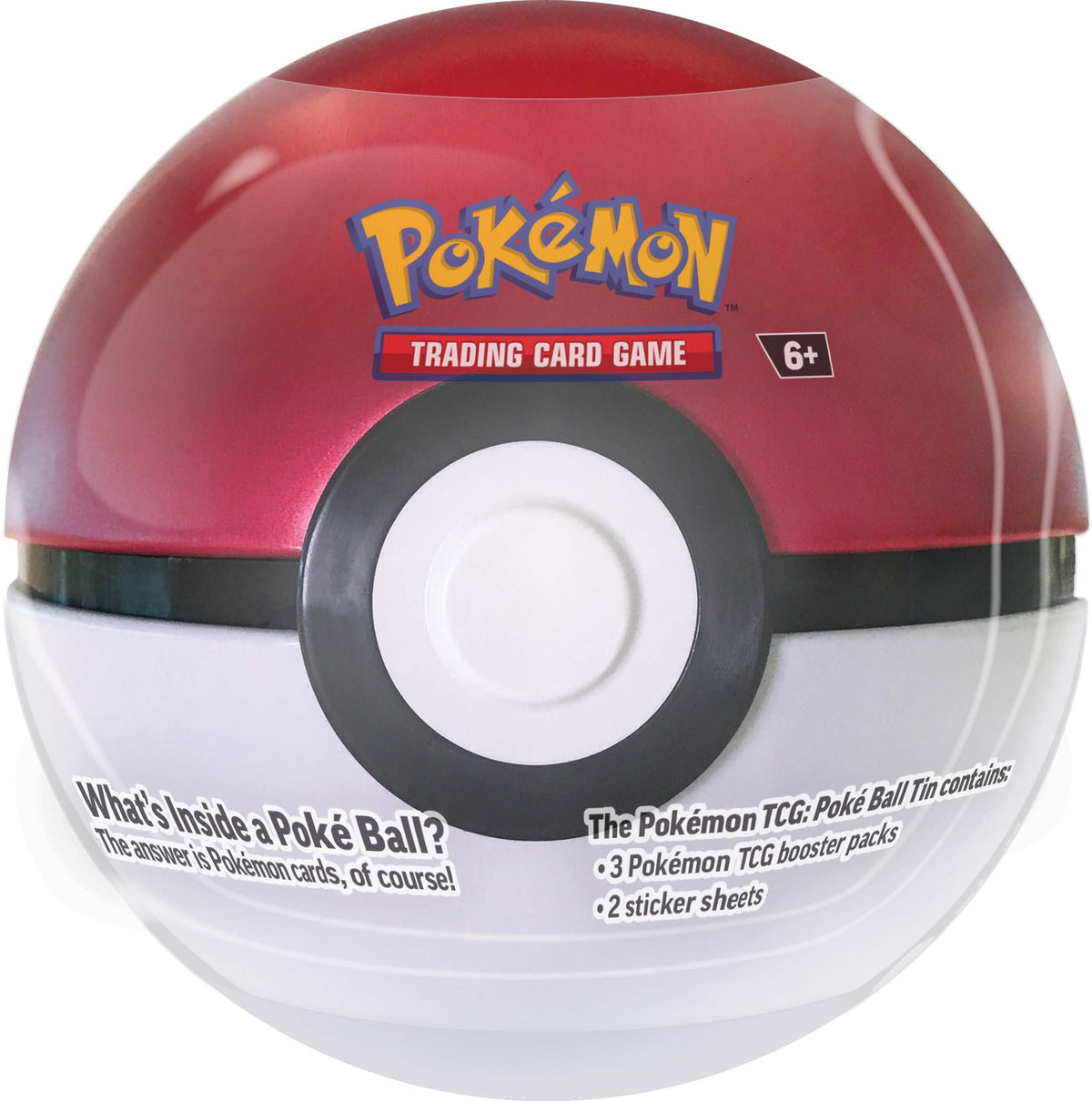 Pokémon TCG Q4 Poke Ball Tin open-pack view, booster packs ready to grab.