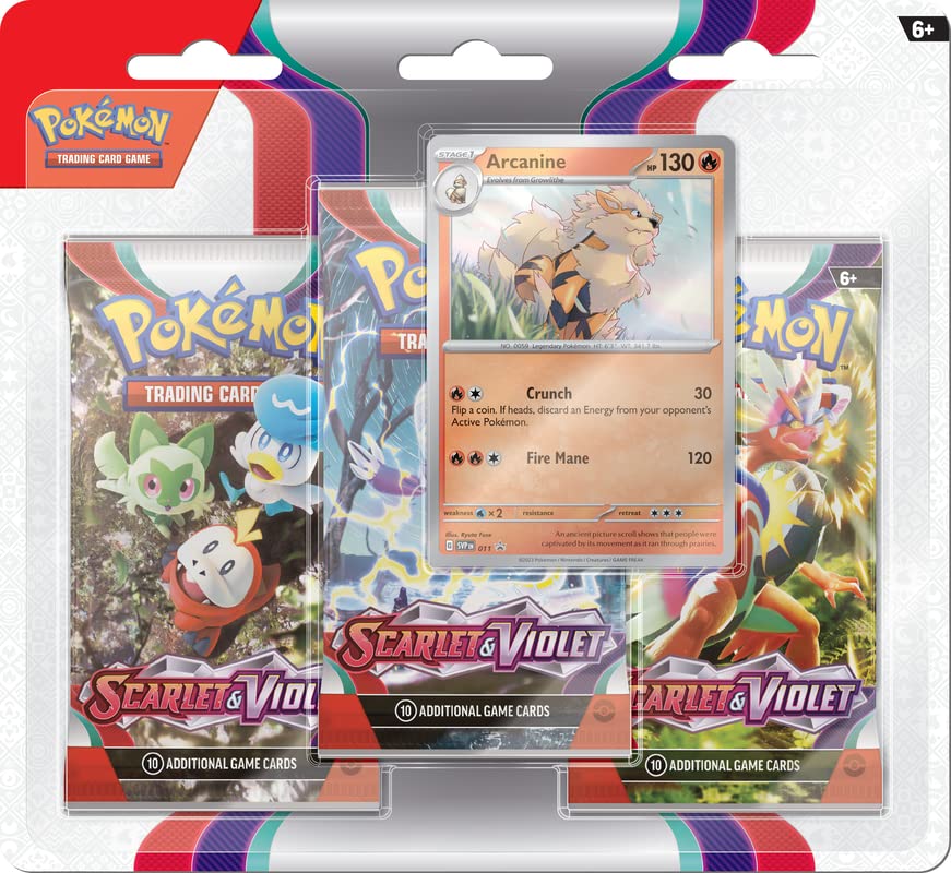 Pokémon TCG Scarlet & Violet Arcanine promo card boosts deck options.