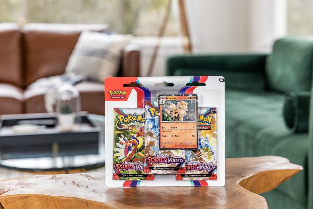 Pokémon TCG Scarlet & Violet booster packs showcase vibrant artwork and surprises.