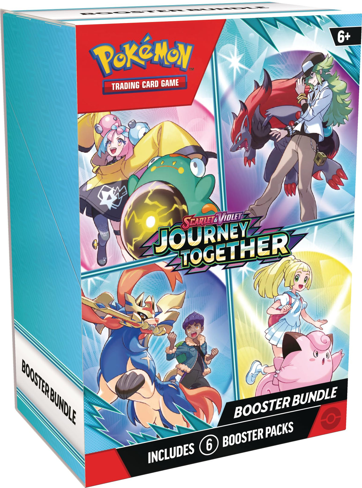 Pokémon TCG Journey Together booster bundle with six packs to expand your collection