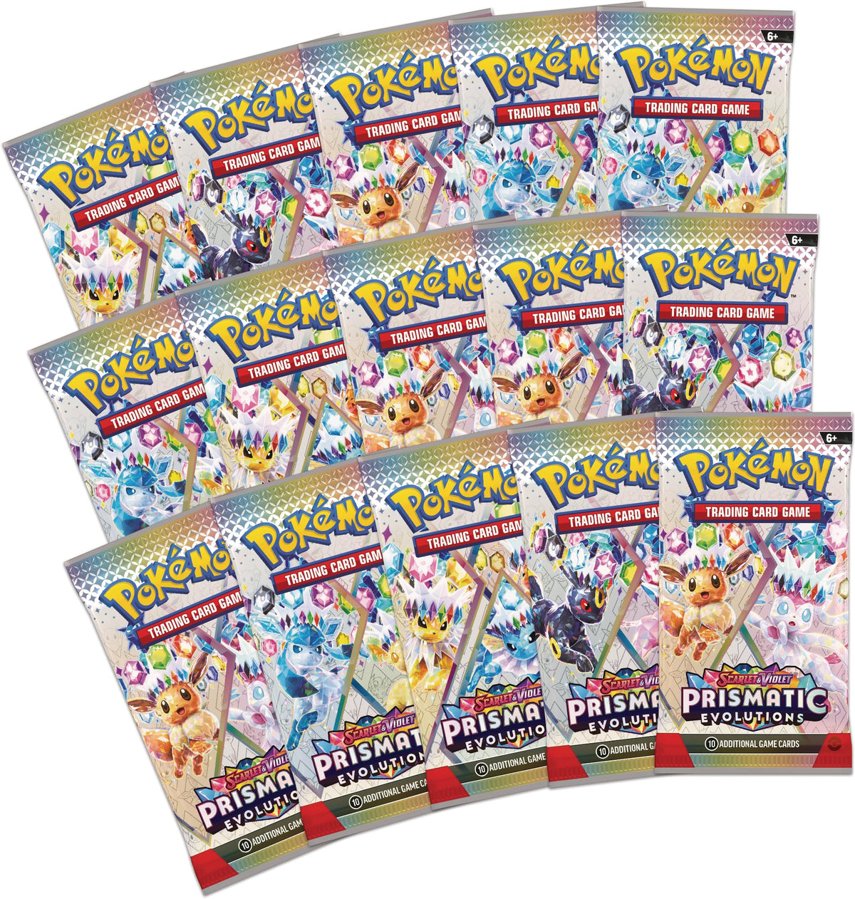 Pokémon TCG Prismatic Evolutions playmat with Eevee artwork supports smooth play