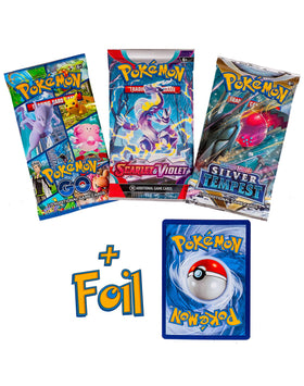 Pokémon TCG three booster packs showcase potential cards for new collections.