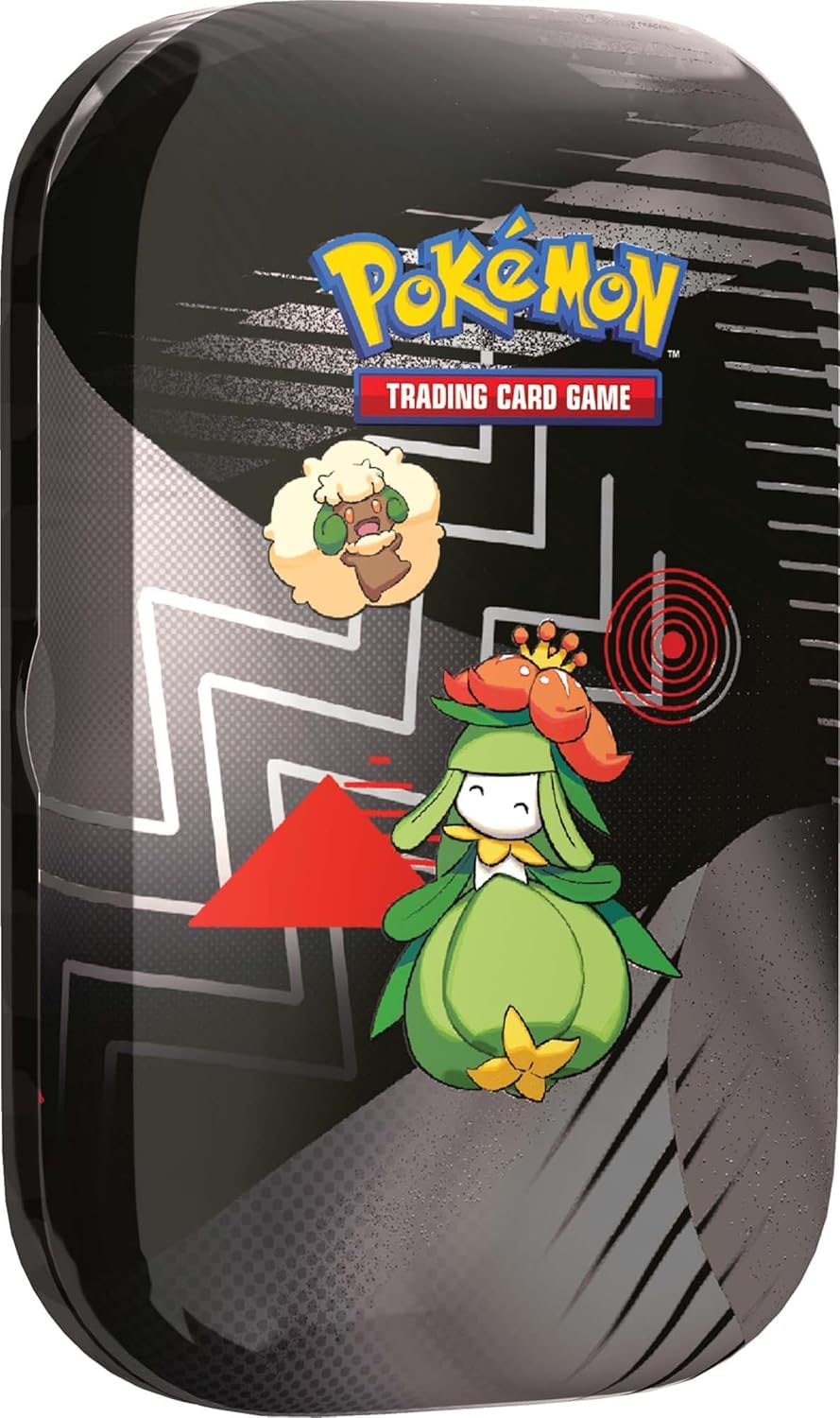 Pokémon TCG Unova Mini Tin collection card showing how stickers fit into a set