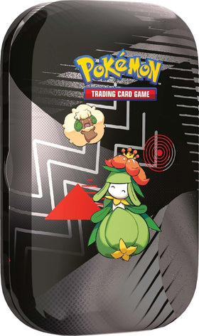 Pokémon TCG Unova Mini Tin collection card showing how stickers fit into a set