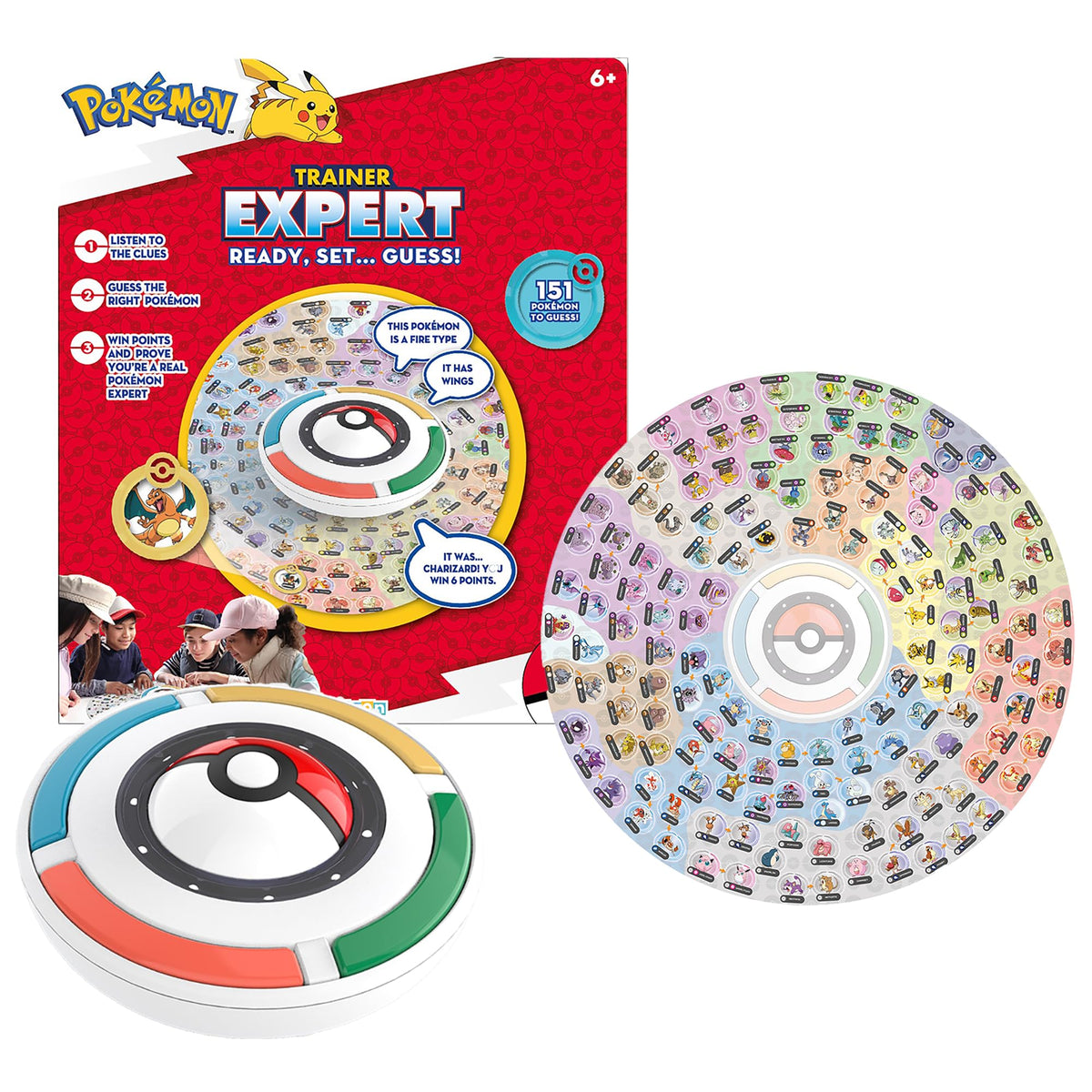 Pokémon Trainer Expert board game setup for family play