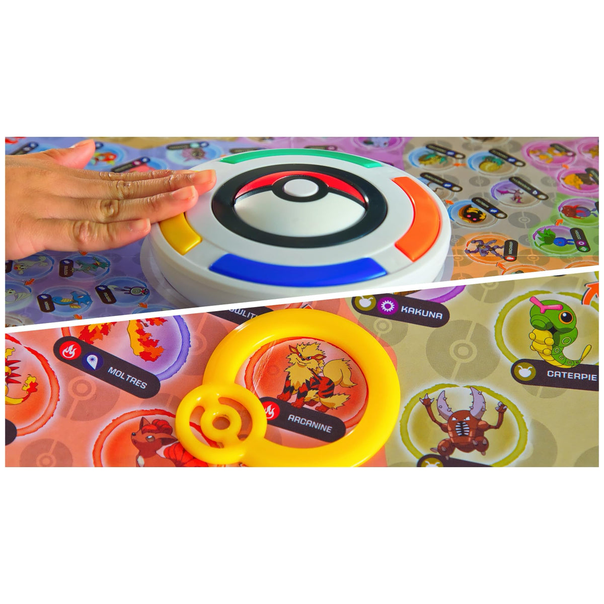 Pokémon Trainer Expert game master device demonstrates clues
