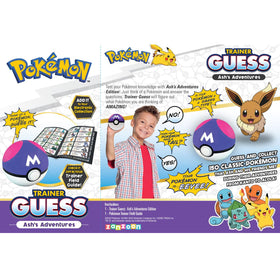 Pokémon Trainer Guess Ash Adventures Poké Ball glowing display during guessing