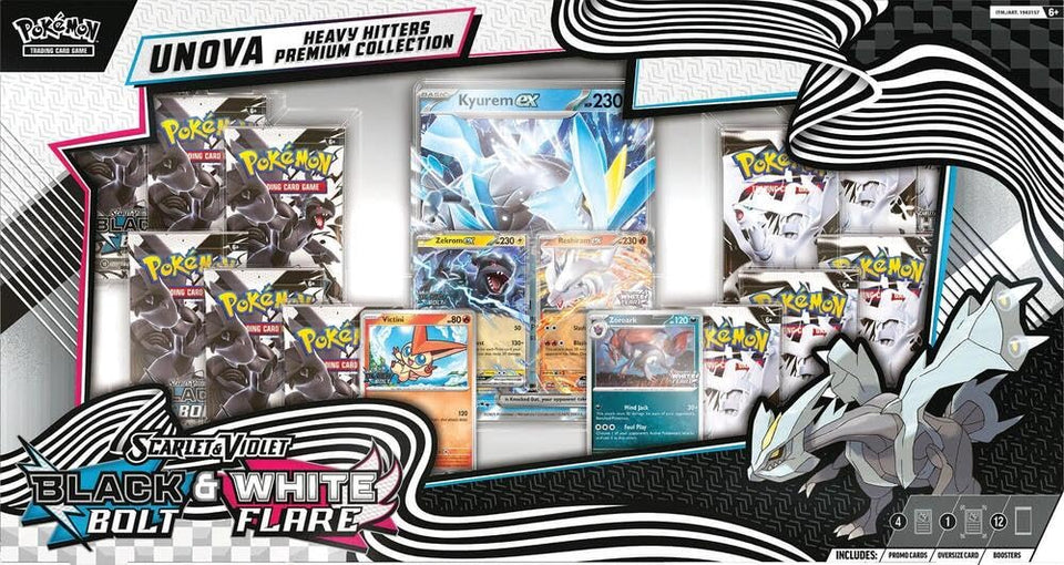 Pokemon TCG Unova Heavy Hitters promo cards show Zekrom ex and Reshiram ex for collectors and players