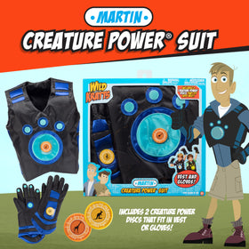 Pokémon Wild Kratts Martin suit gloves for hands-on roleplay