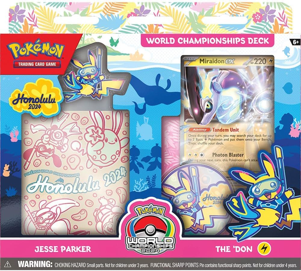 Pokemon World Championships Deck packaging with premium presentation.