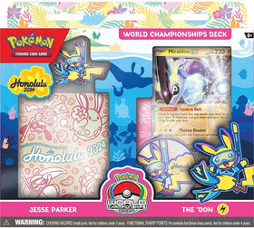 Pokemon World Championships Deck packaging with premium presentation.