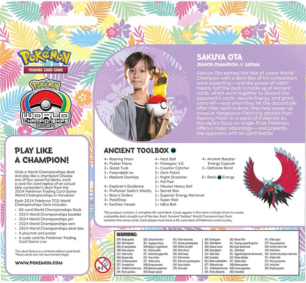 Pokemon World Championships deck random draw adds surprise variety.