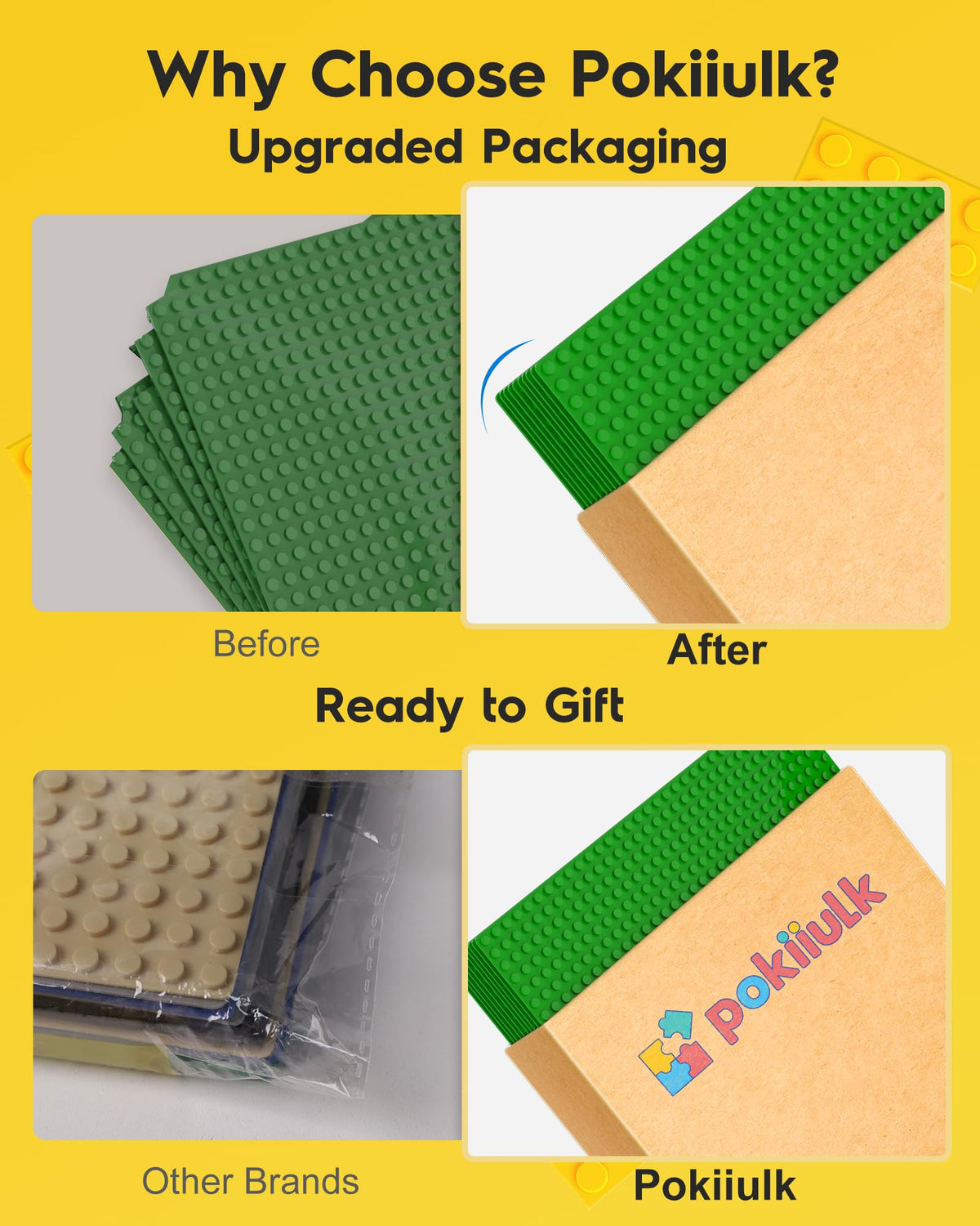 Pokiiulk gift-pack baseplates inspire play across ages