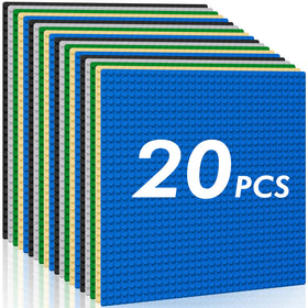 Pokiiulk Classic baseplates 10x10 set provides durable foundations for building and display.