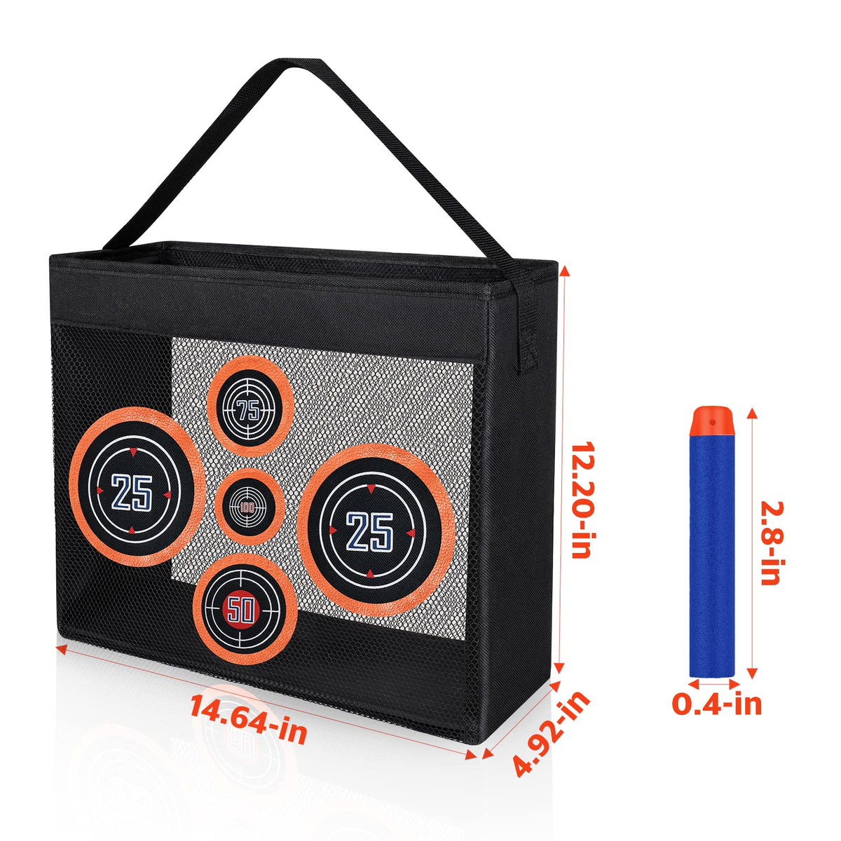 Pokiiulk Nerf darts compatibility illustration shows universal fit with blasters.