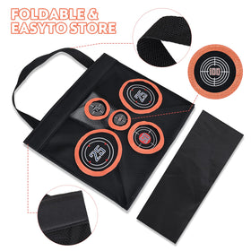 Pokiiulk portable target mesh bag with darts for convenient storage