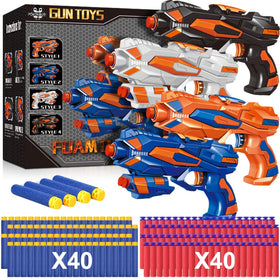 POKONBOY 4-pack blaster guns for action-packed play indoors or outdoors.