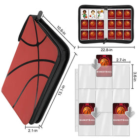 POKONBOY 50-page binder with 3 rings offers easy organization