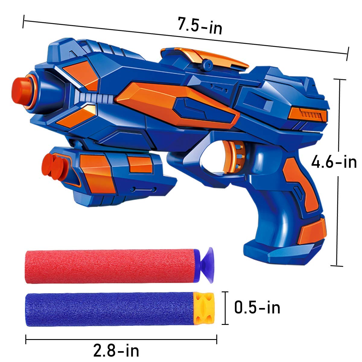 POKONBOY 80 darts refill pack keeps games going with soft foam projectiles.