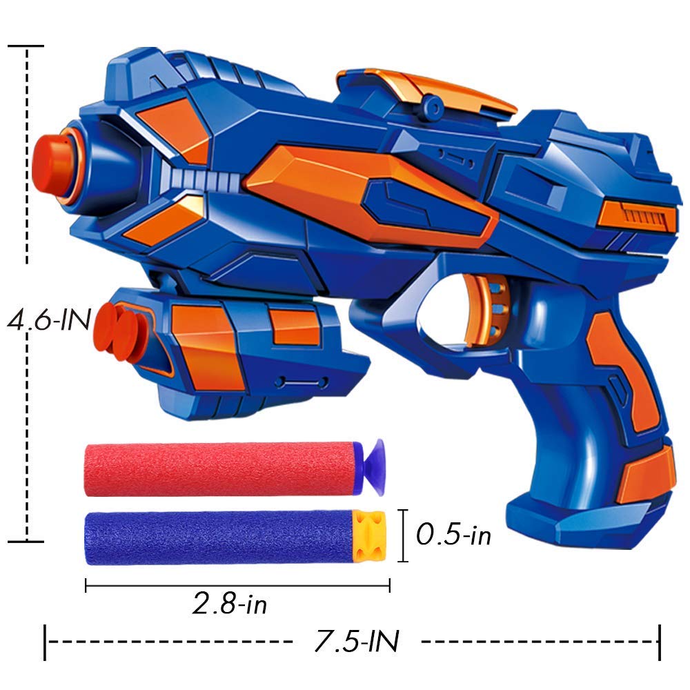 POKONBOY blaster guns with 120 foam darts support fast, group play.