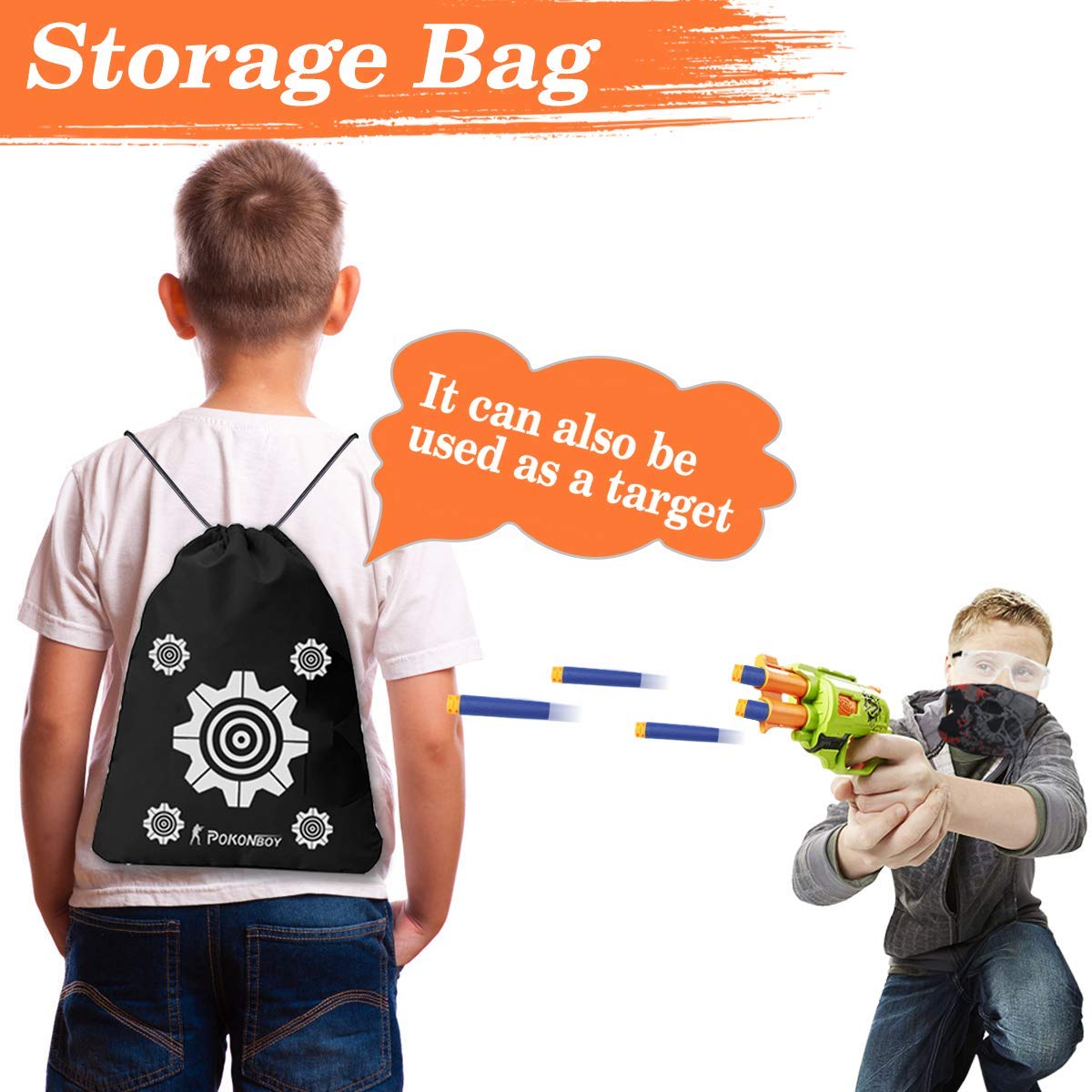 POKONBOY darts compatible with Nerf N-Strike Elite and more