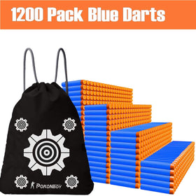 POKONBOY Nerf-compatible darts fit N-Strike Elite blasters for extended play.