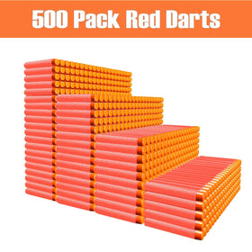 POKONBOY Nerf darts with storage bag for quick reloads and organization.